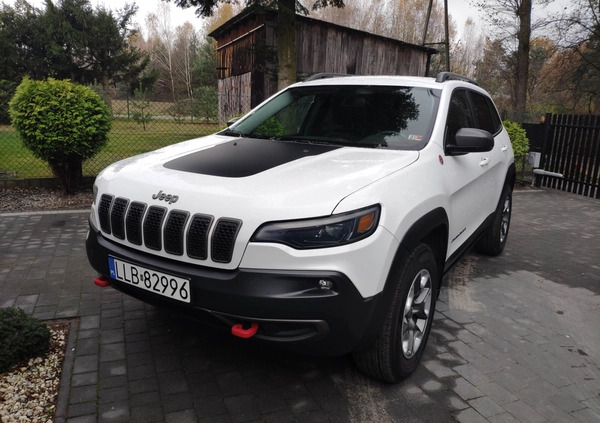 Jeep Cherokee cena 85000 przebieg: 168100, rok produkcji 2019 z Lubartów małe 596